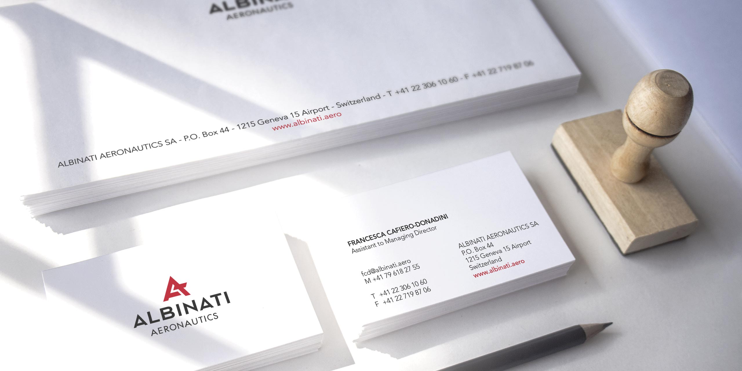 Albinati Aeronautics - Papeterie