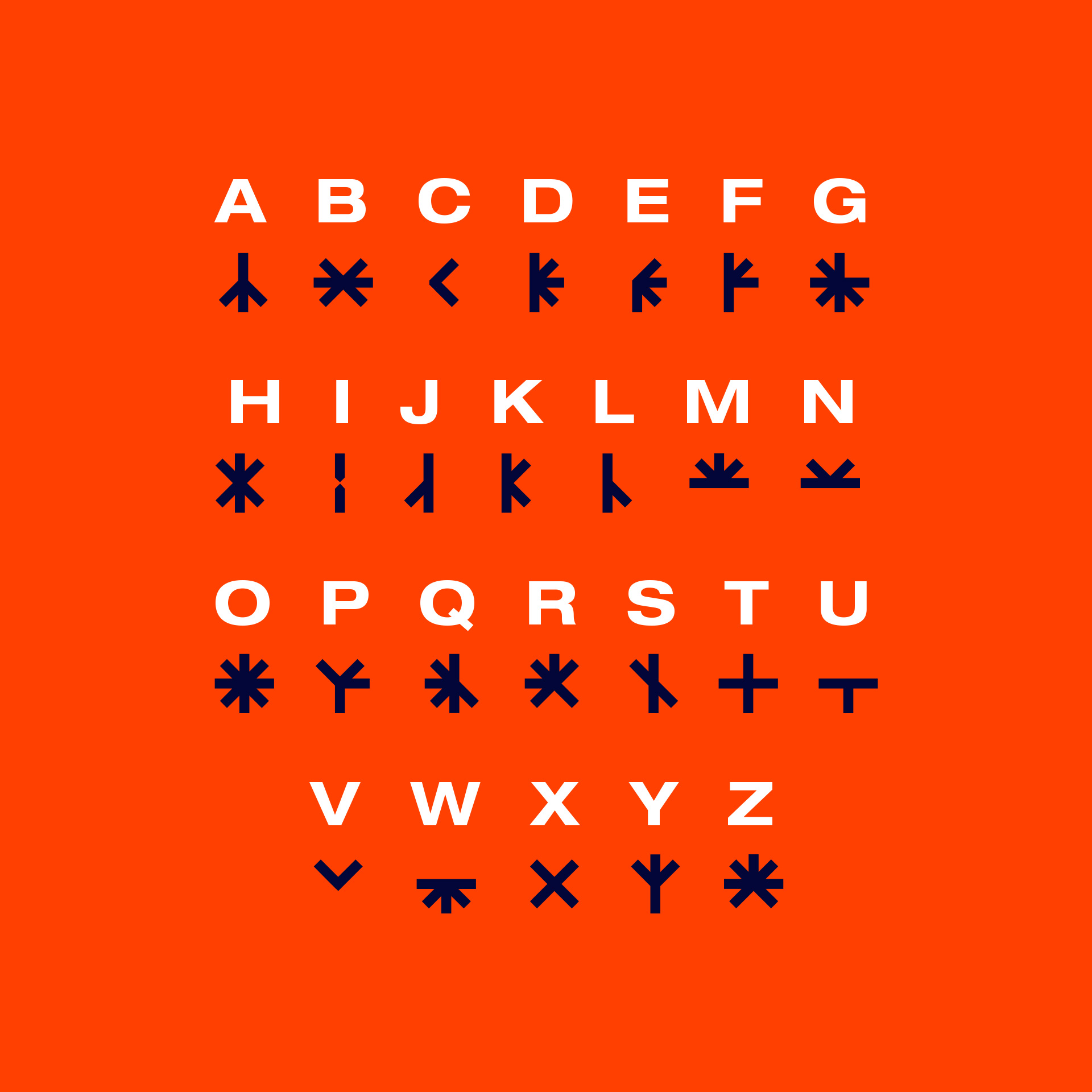 ODDITY alphabet