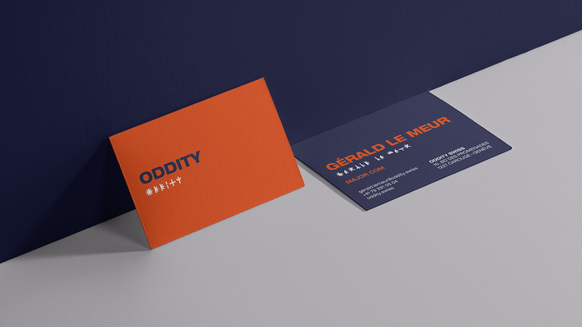 ODDITY Business card