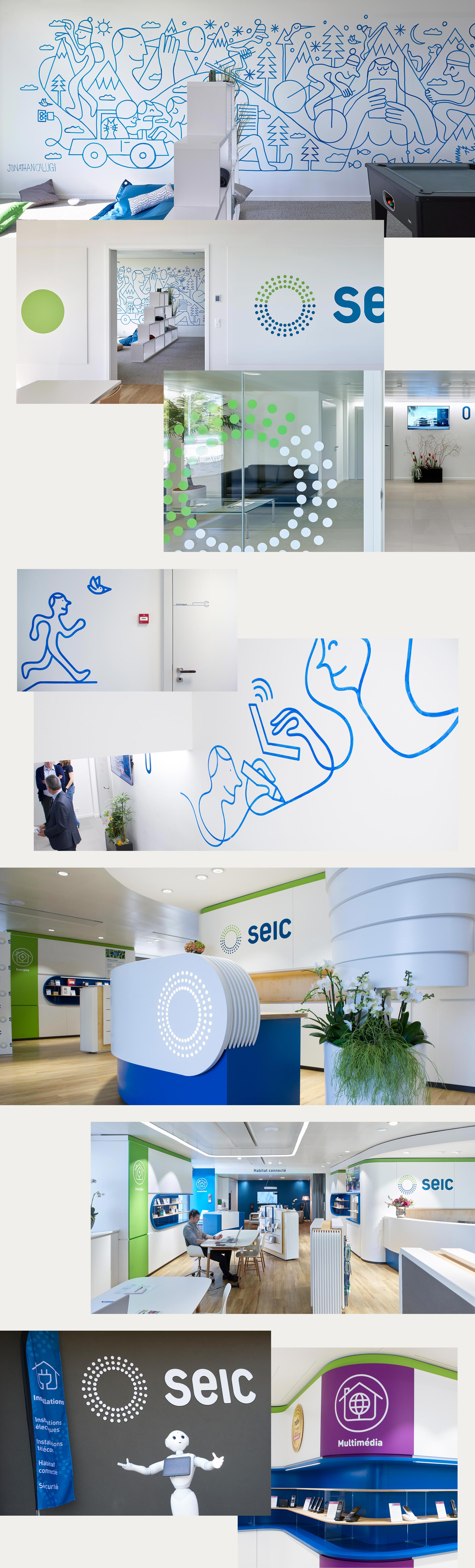 SEIC-Interior design and signage
