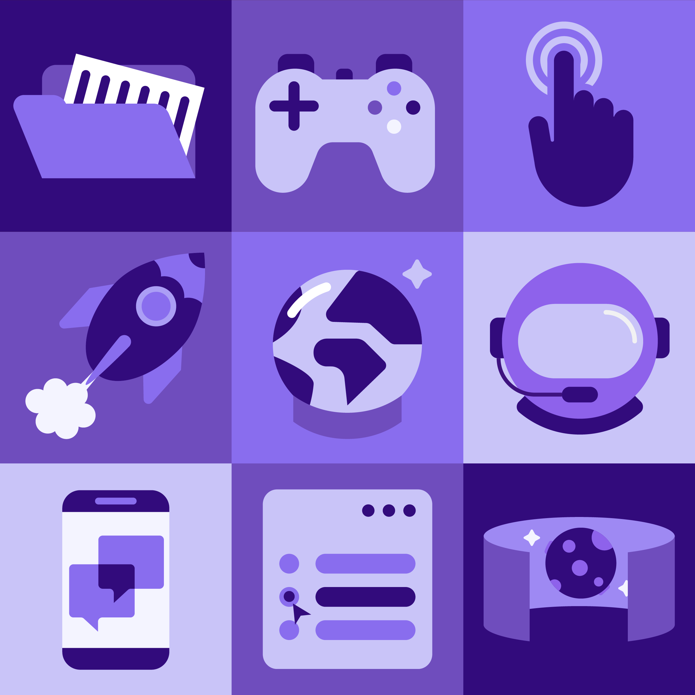 Illustration & Animation - Violet